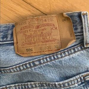 Vintage Levi 501